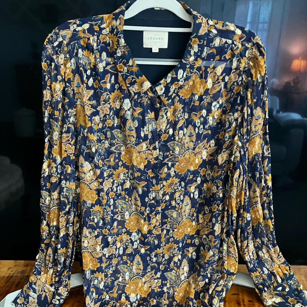 Sezane's Georgeous Tianna Blouse, size 14